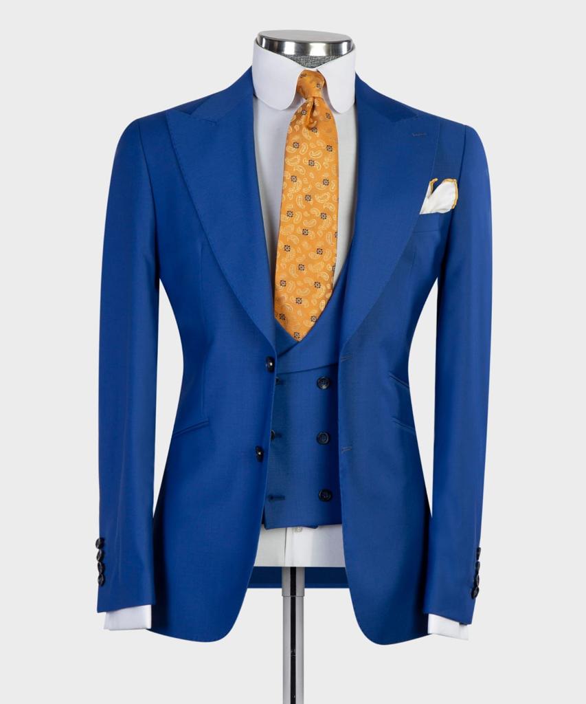 King Blue 3P Suit