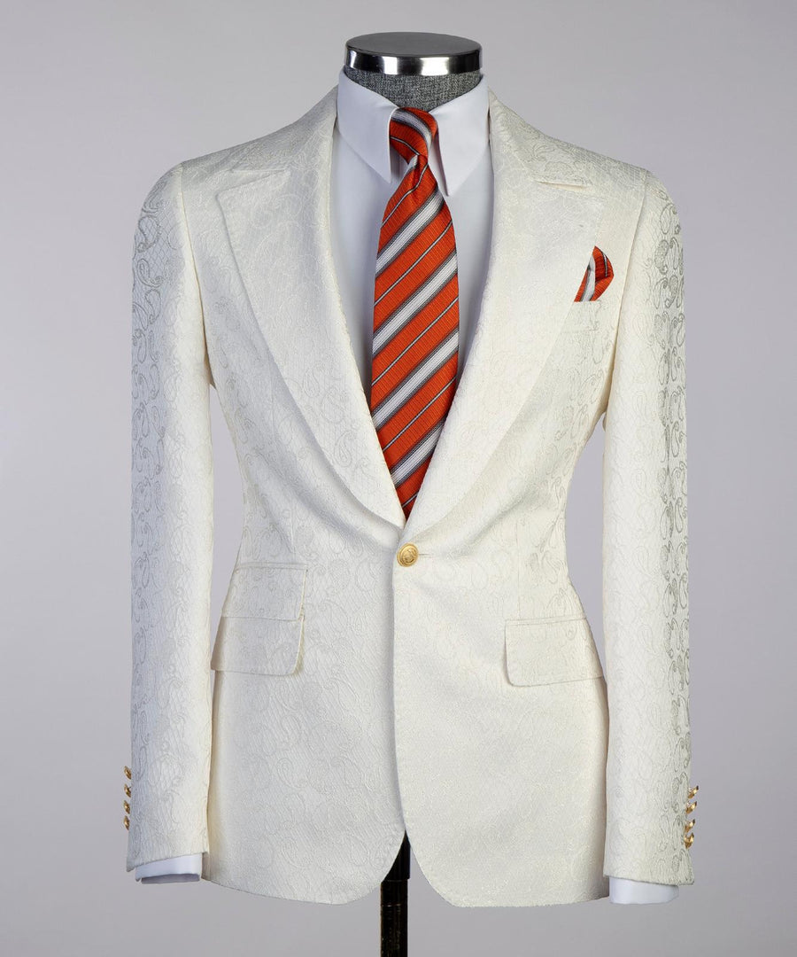 Ivory 3P Burnley suit