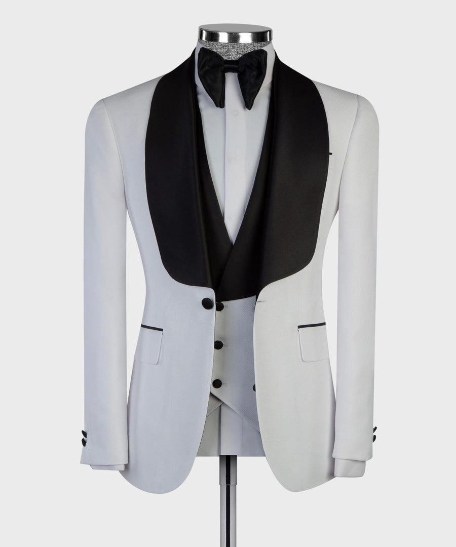 White Aston Tuxedo