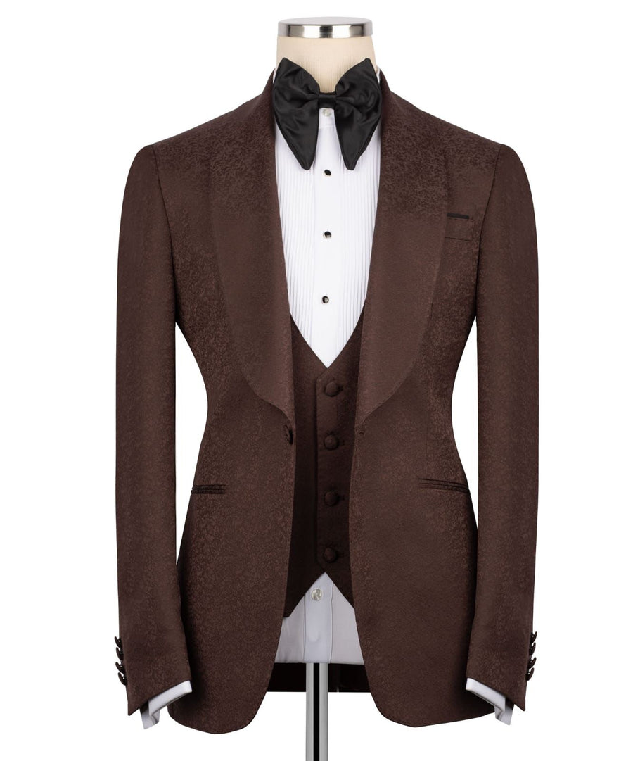 Brown Marsin 3P Tuxedo