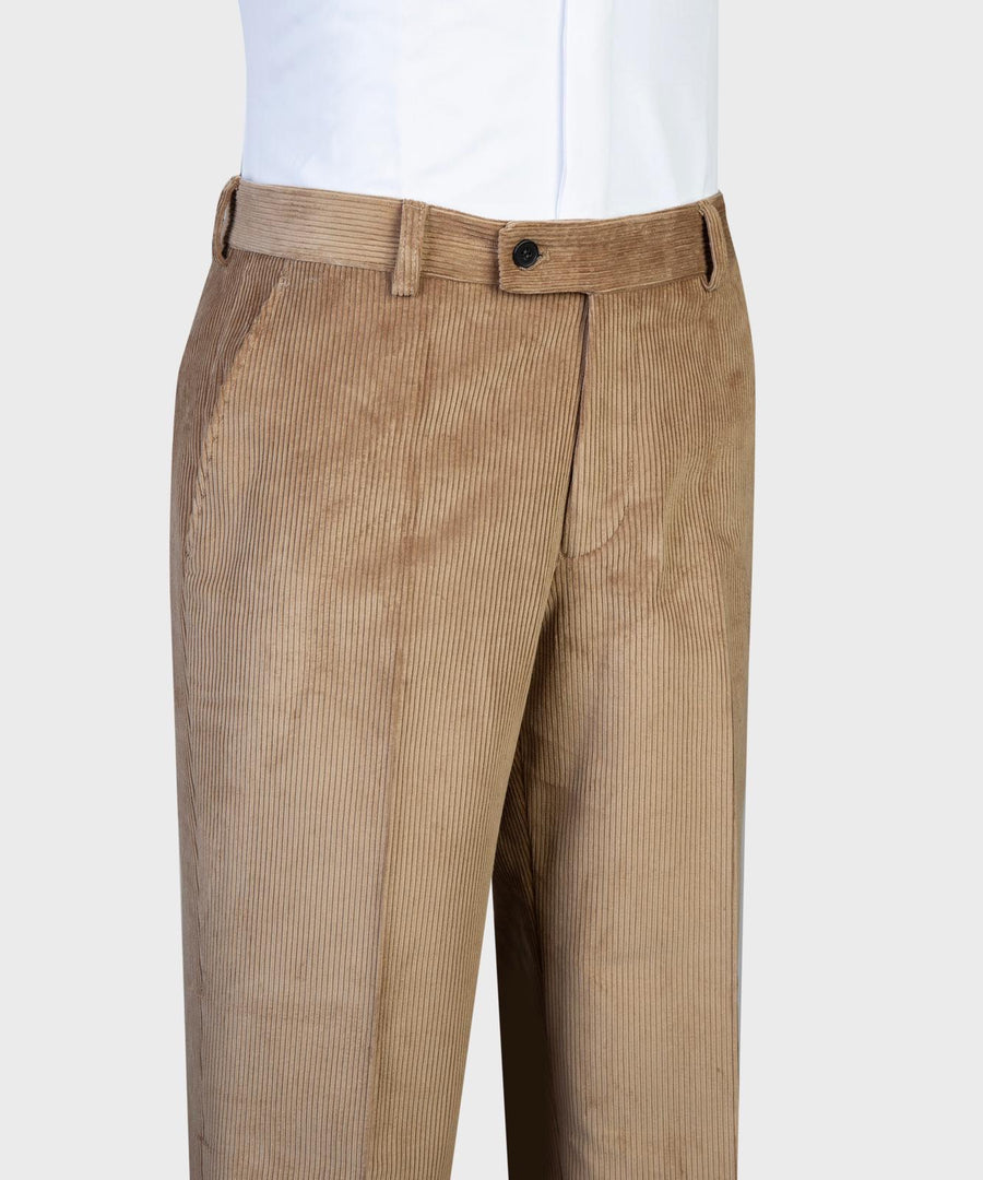 Brown corduroy double breasted