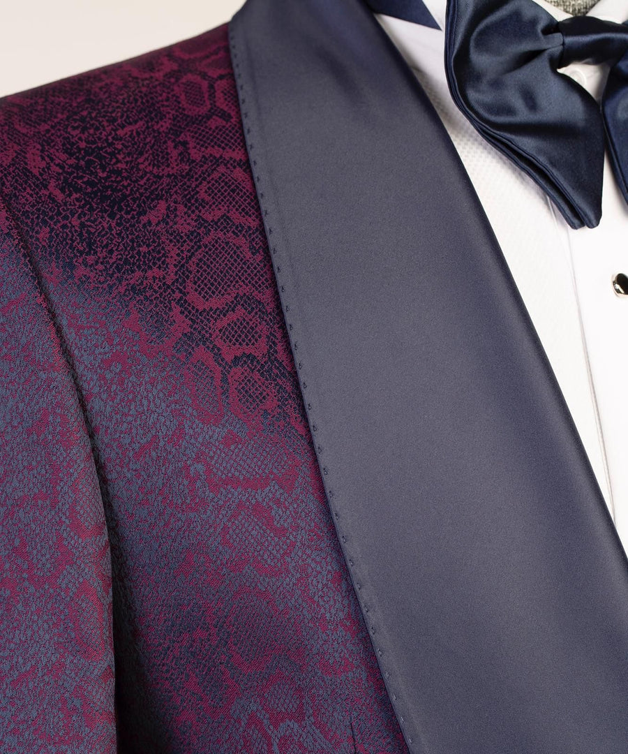 Paris Purple Details Db Suit