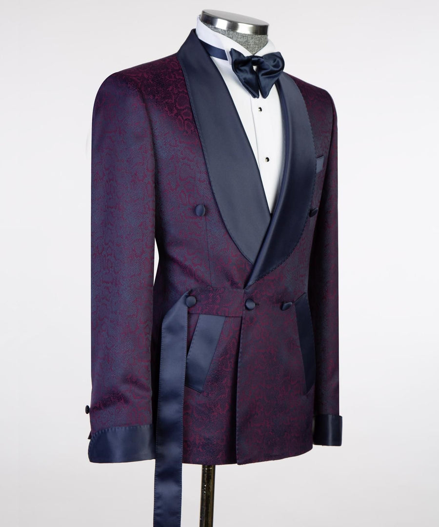 Paris Purple Details Db Suit