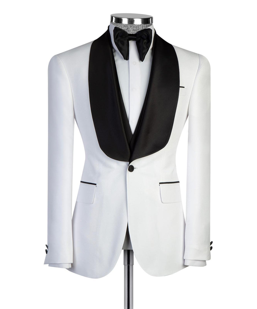 White Aston Tuxedo