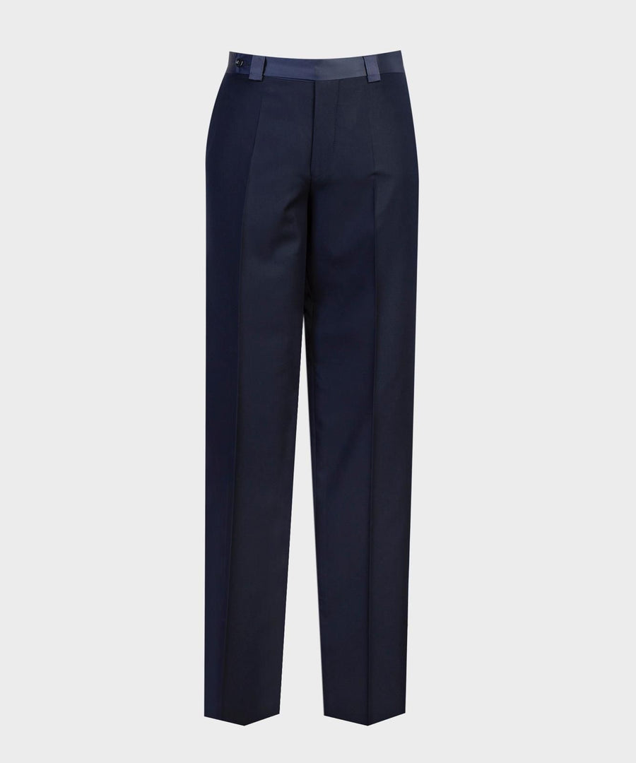 Blue tuxedo pants