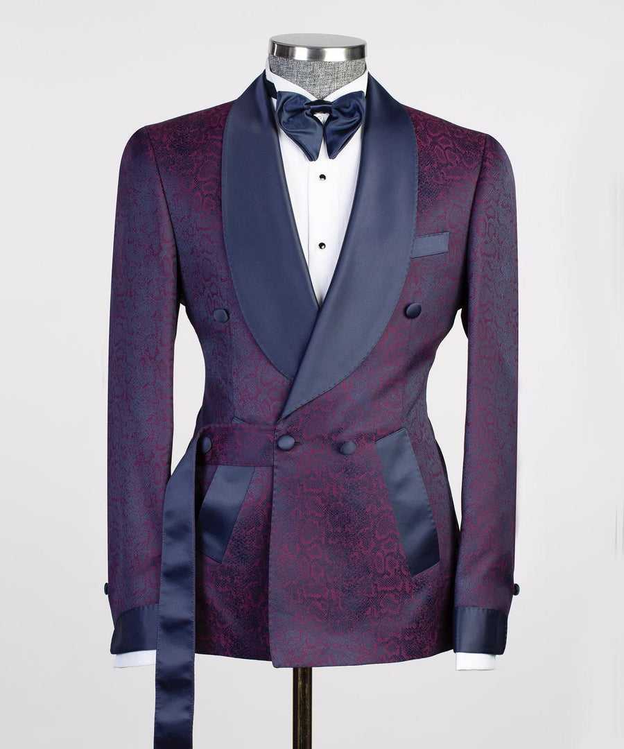 Paris Purple Details Db Suit