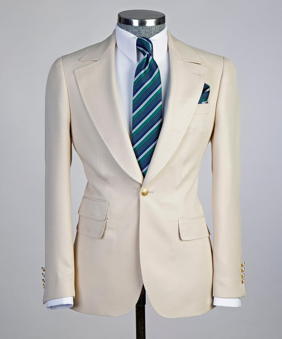 Cream Classic 3P Suit