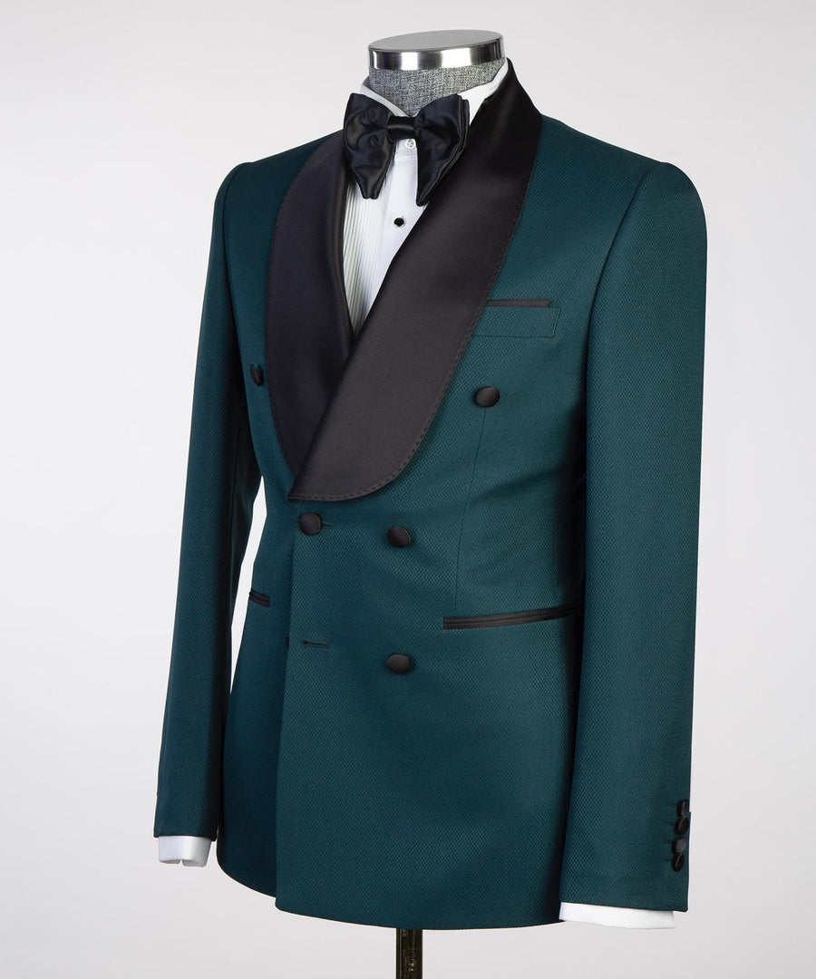 Green Brentford Double breasted tuxedo