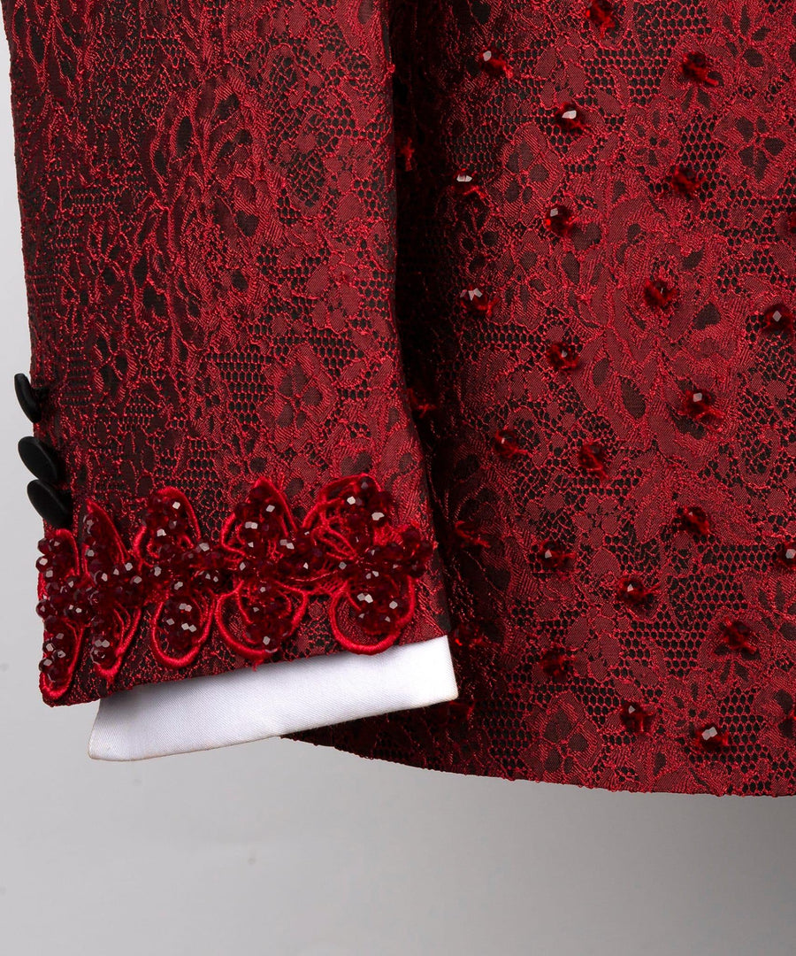 Red birkin Custom Tuxedo