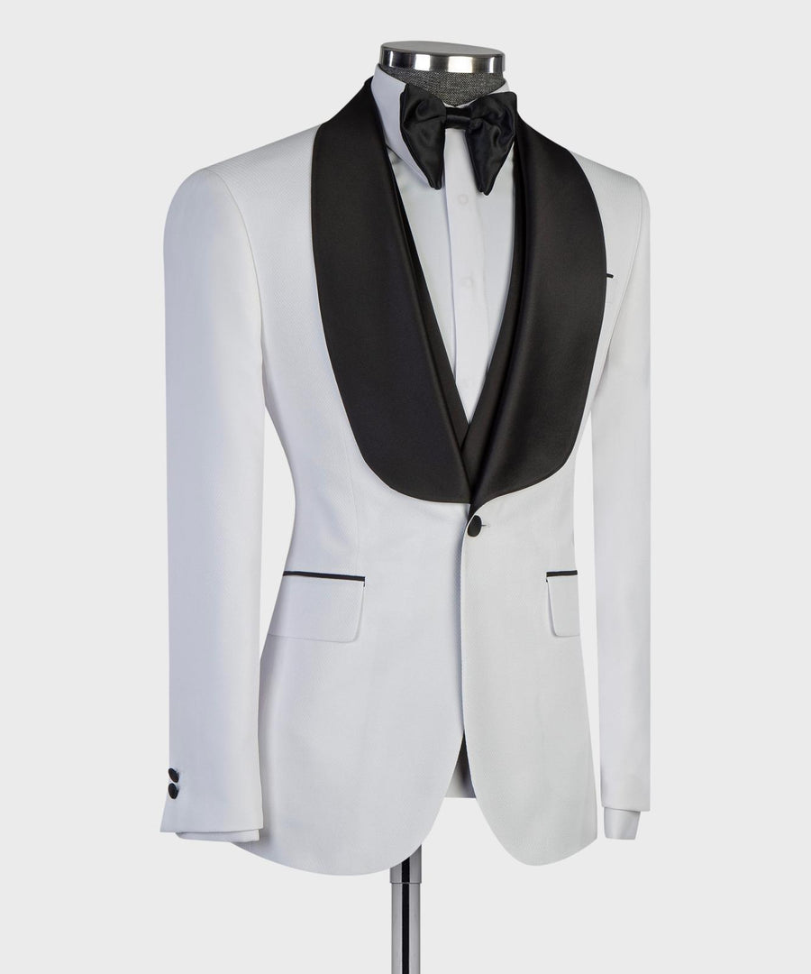 White Aston Tuxedo