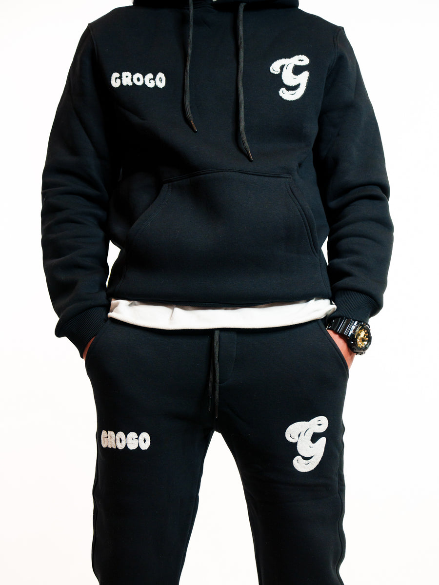 SUPRÊME BLACK TRACK SUIT