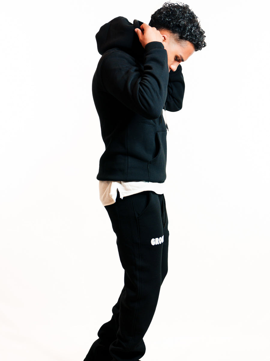 SUPRÊME BLACK TRACK SUIT