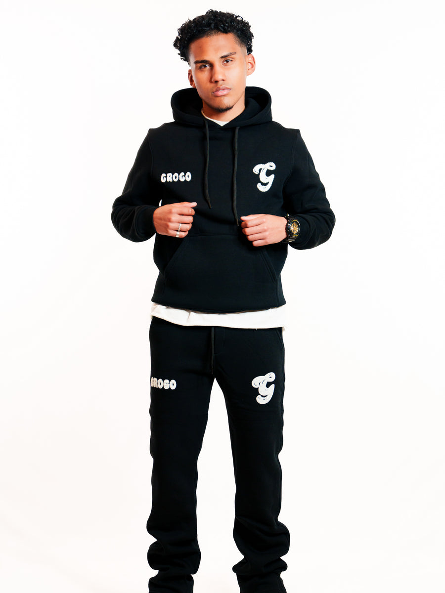 SUPRÊME BLACK TRACK SUIT