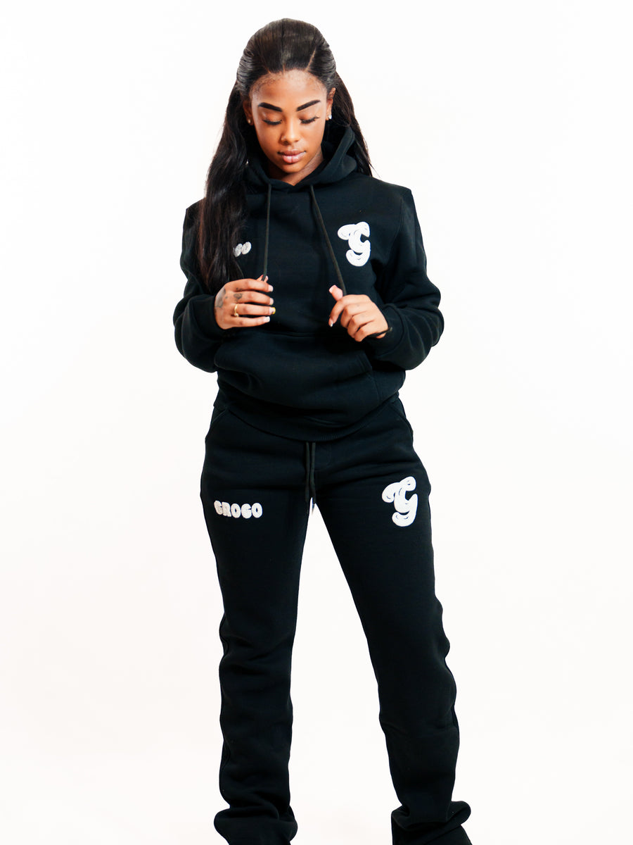 SUPRÊME BLACK TRACK SUIT