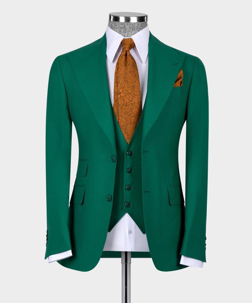 Pine green 3P suit
