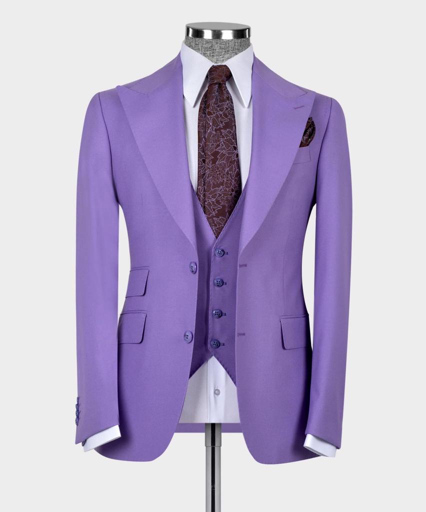 Orchid violet 3p suit