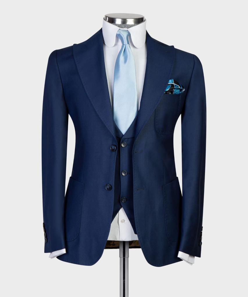 Oxford blue 3P Suit