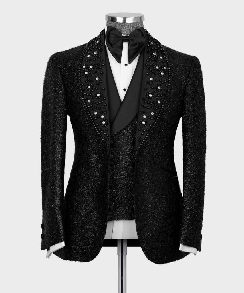Black Exclusive 3P Tuxedo – Grogo Store