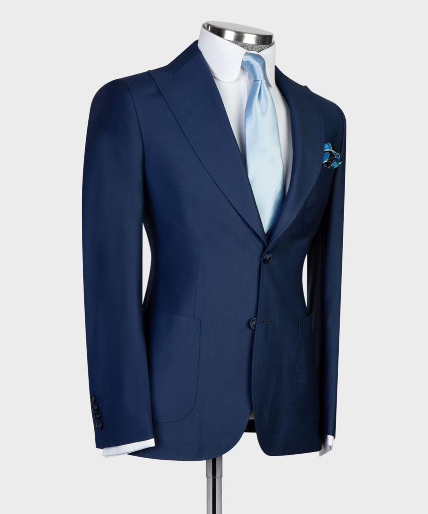Oxford blue 3P Suit