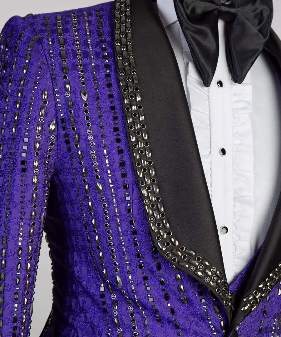 Oxford Purple custome Suit
