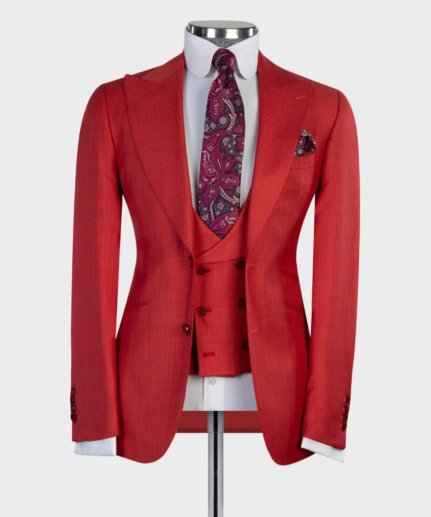 Lovely Red 3P Suit