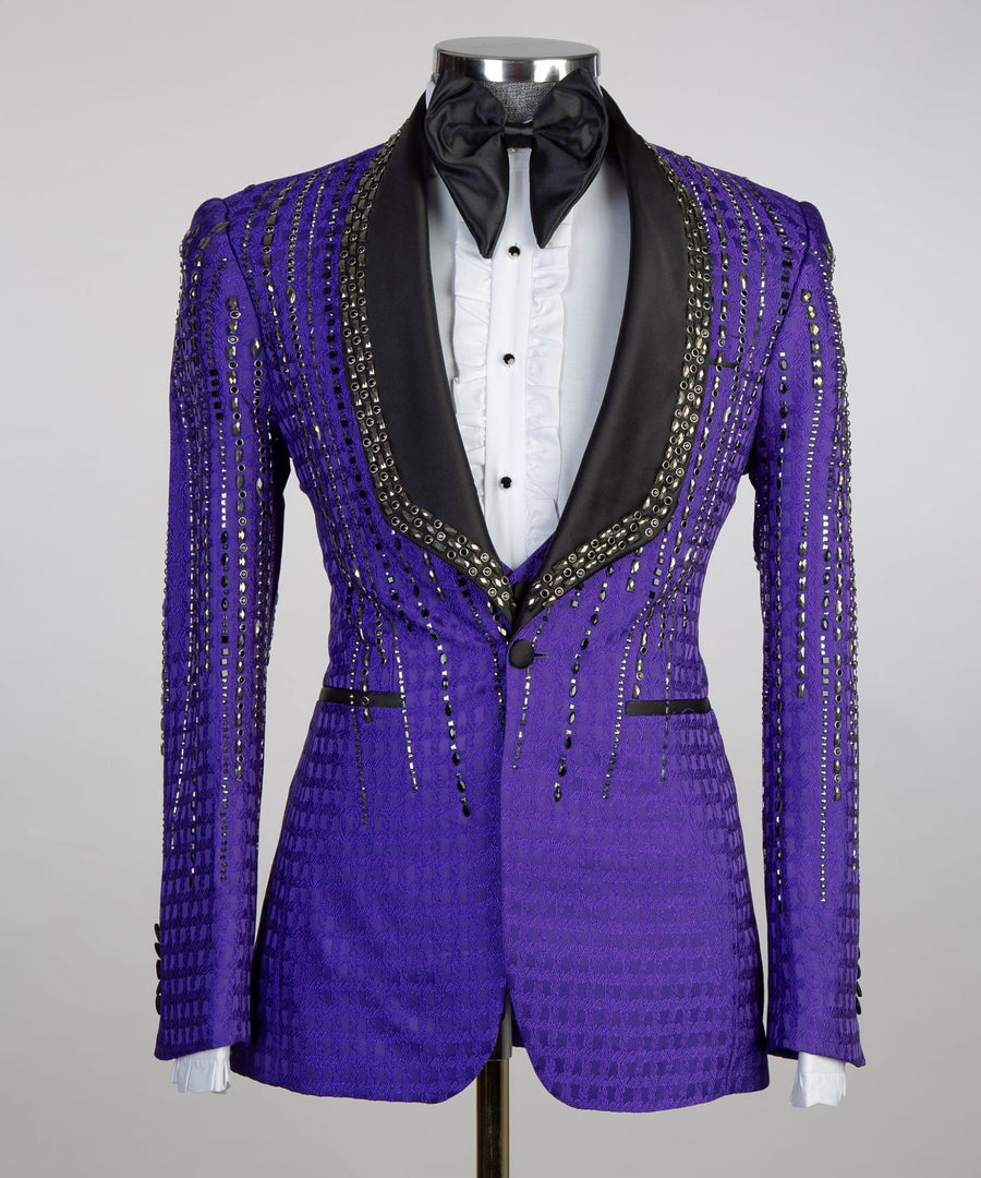 Oxford Purple custome Suit
