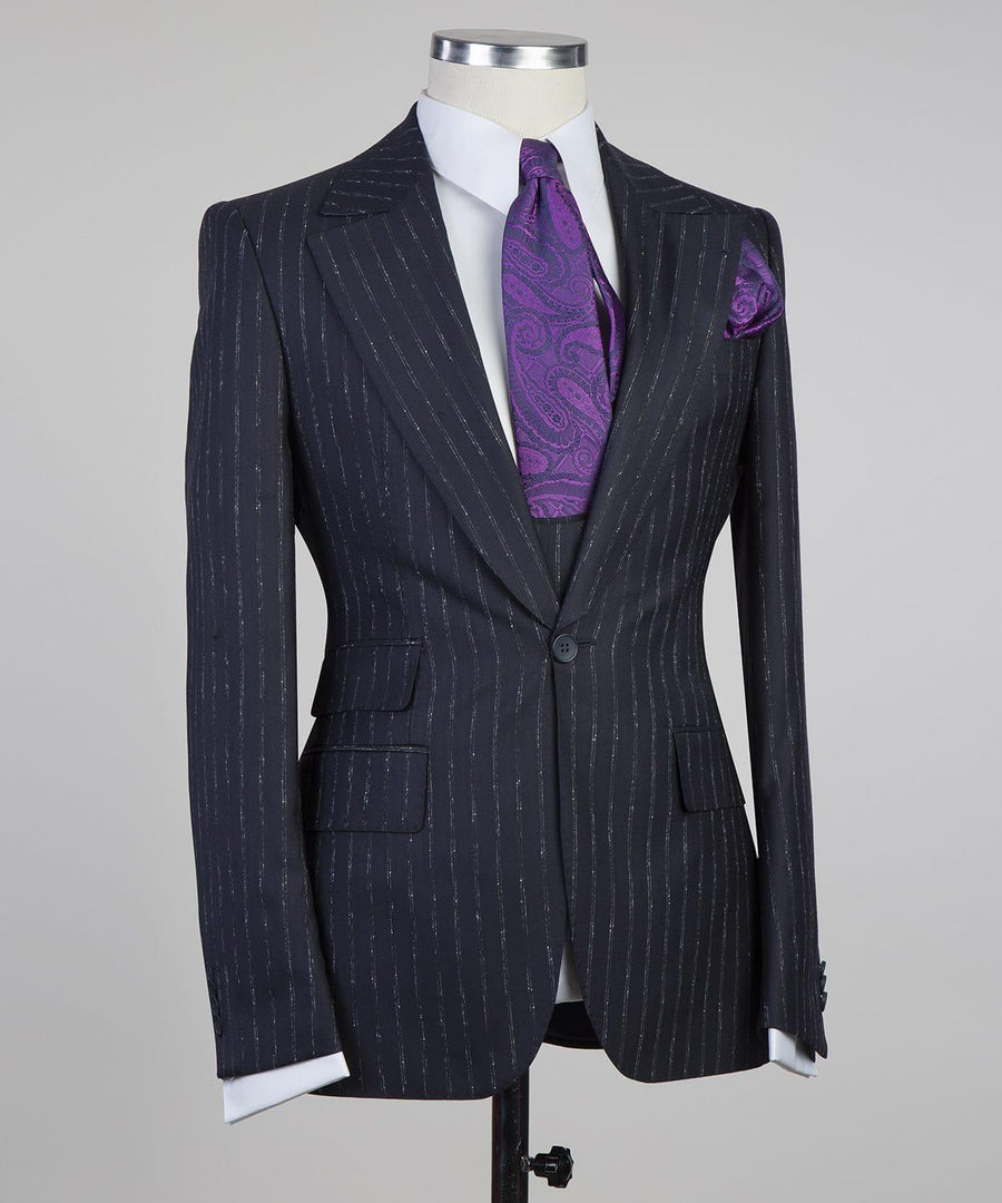 Chalk Pinstripe 3P Suit